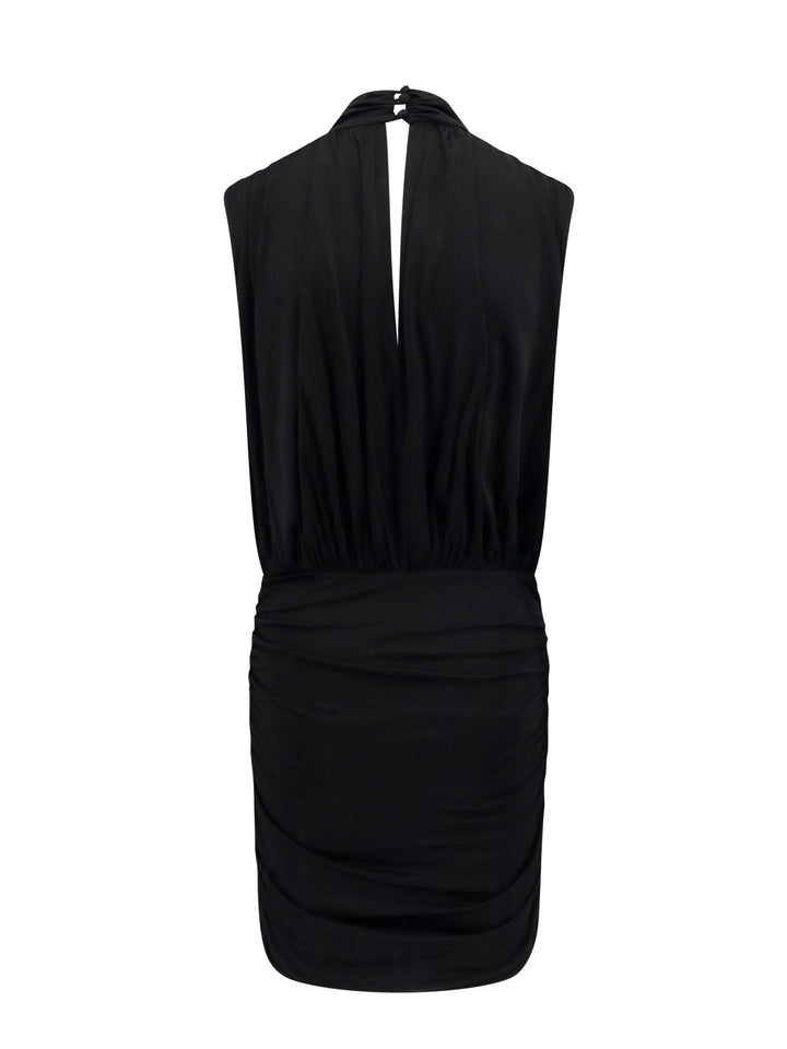 Viscose draped dress