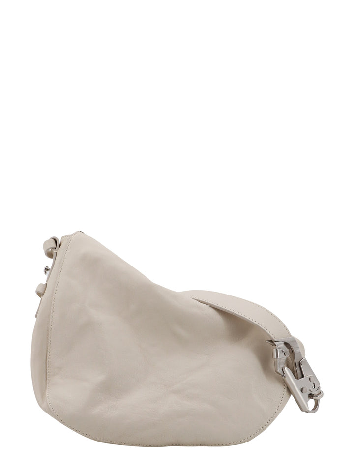 Leather shoulder bag with EKD detail