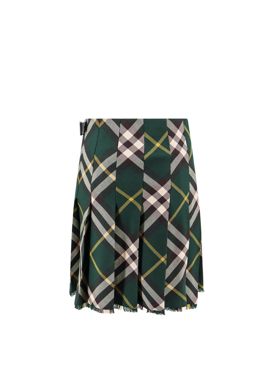 Wool skirt with Burberry Check motif