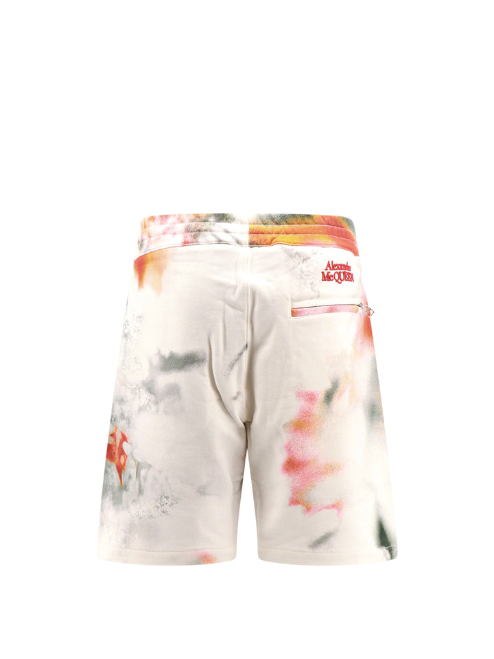 Obscured Flower organic cotton bermuda shorts