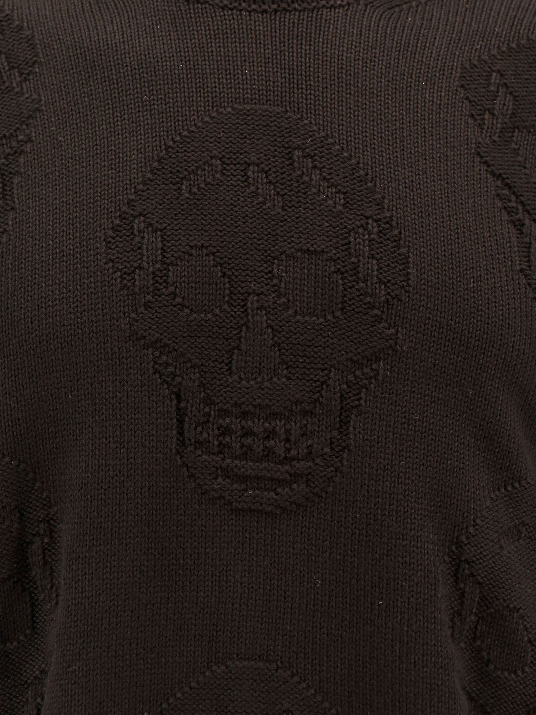 Cotton sweater with Skull motif