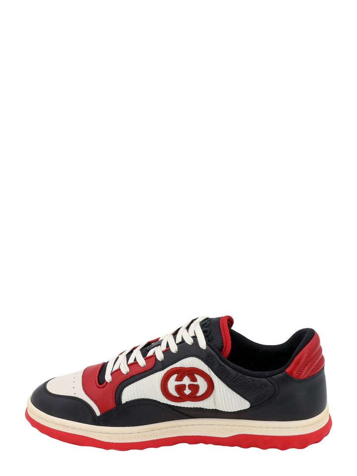 Leather and nylon sneakers with GG logo