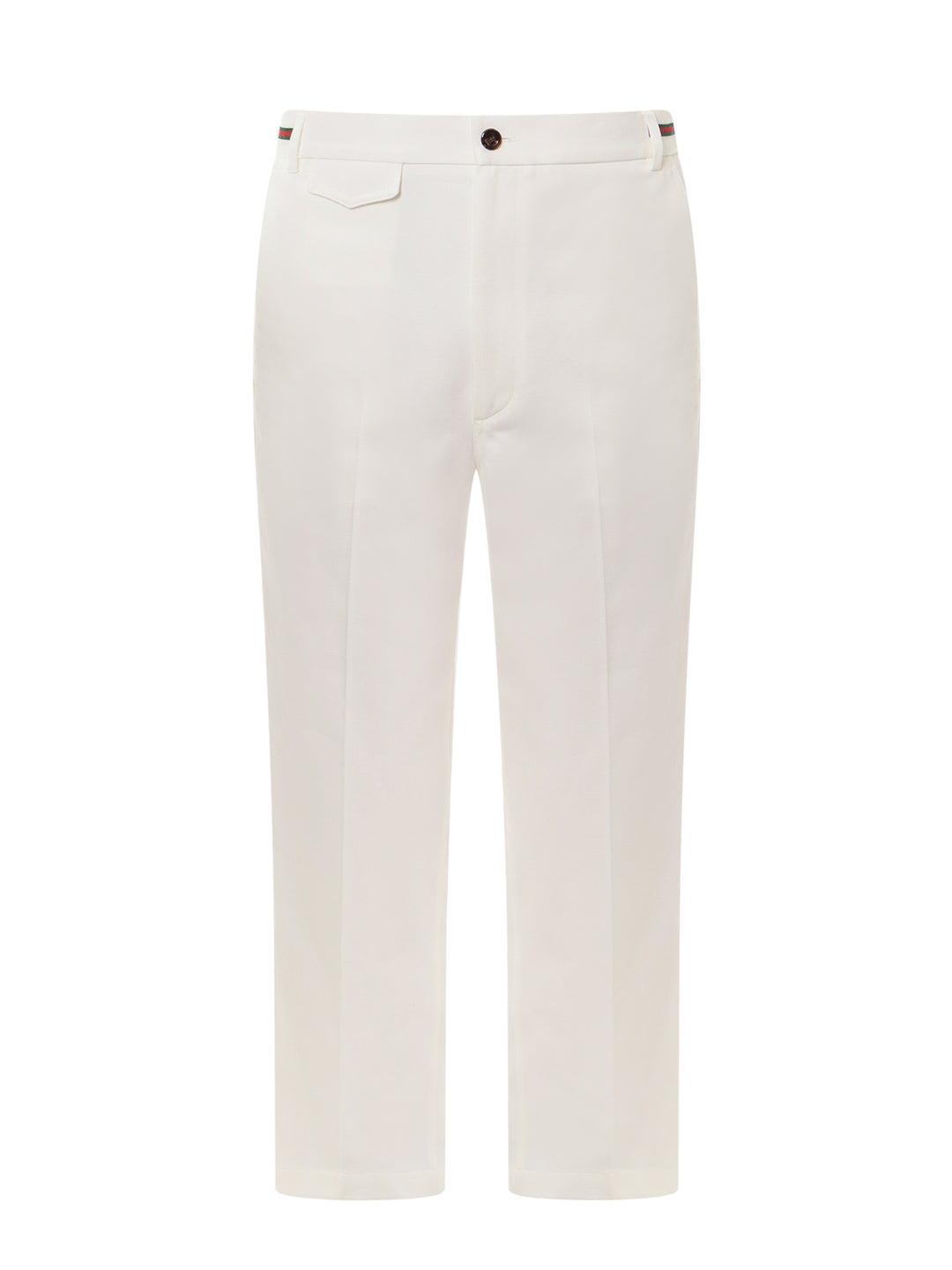 Cotton trouser with Web detail