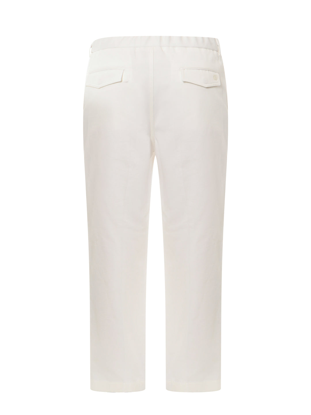 Cotton trouser with Web detail