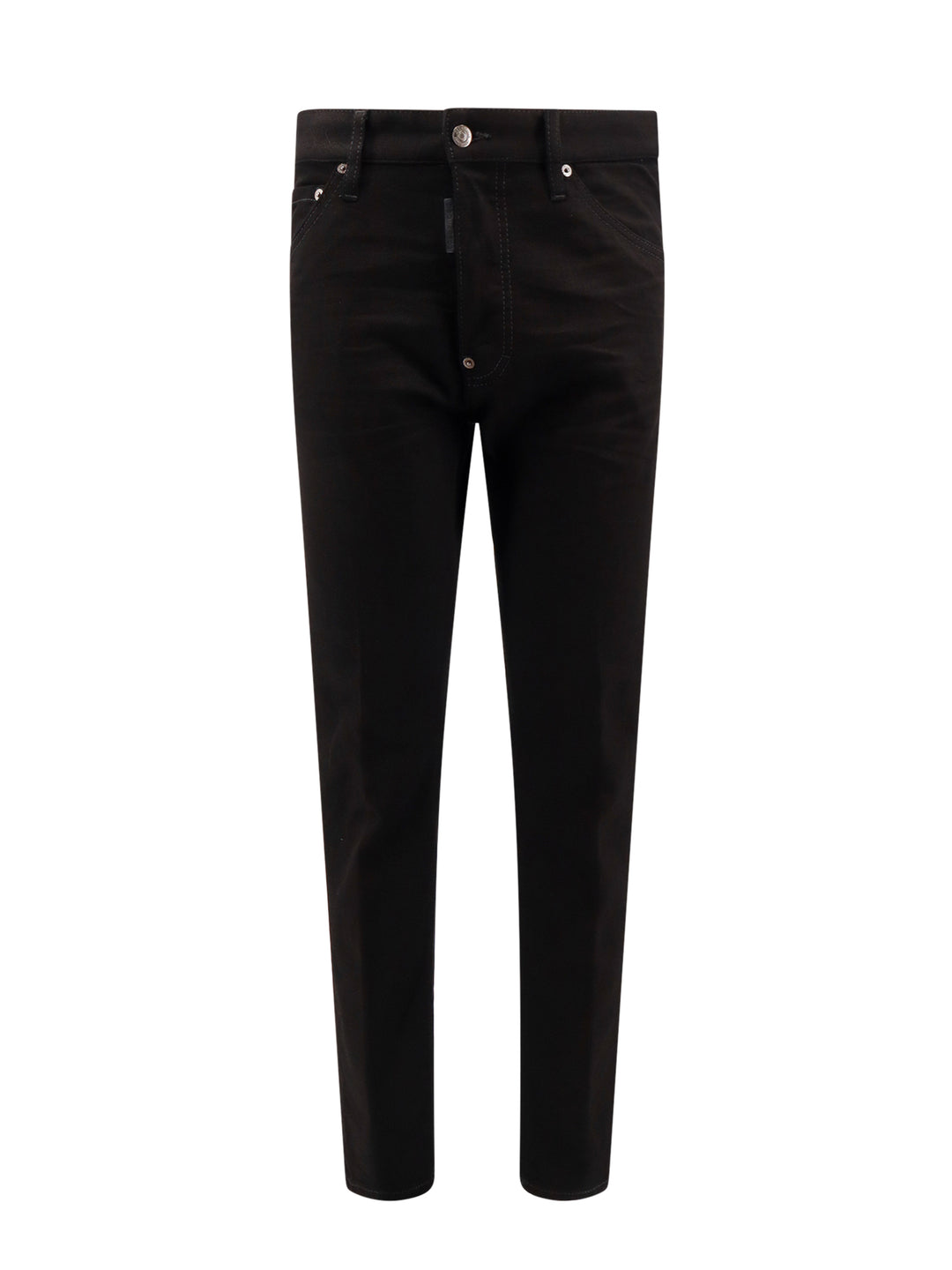 Cotton trouser with back logo patch