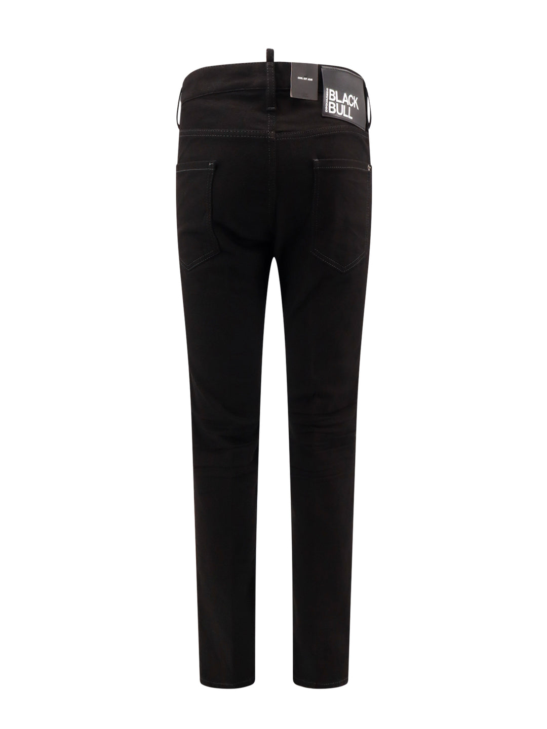 Cotton trouser with back logo patch