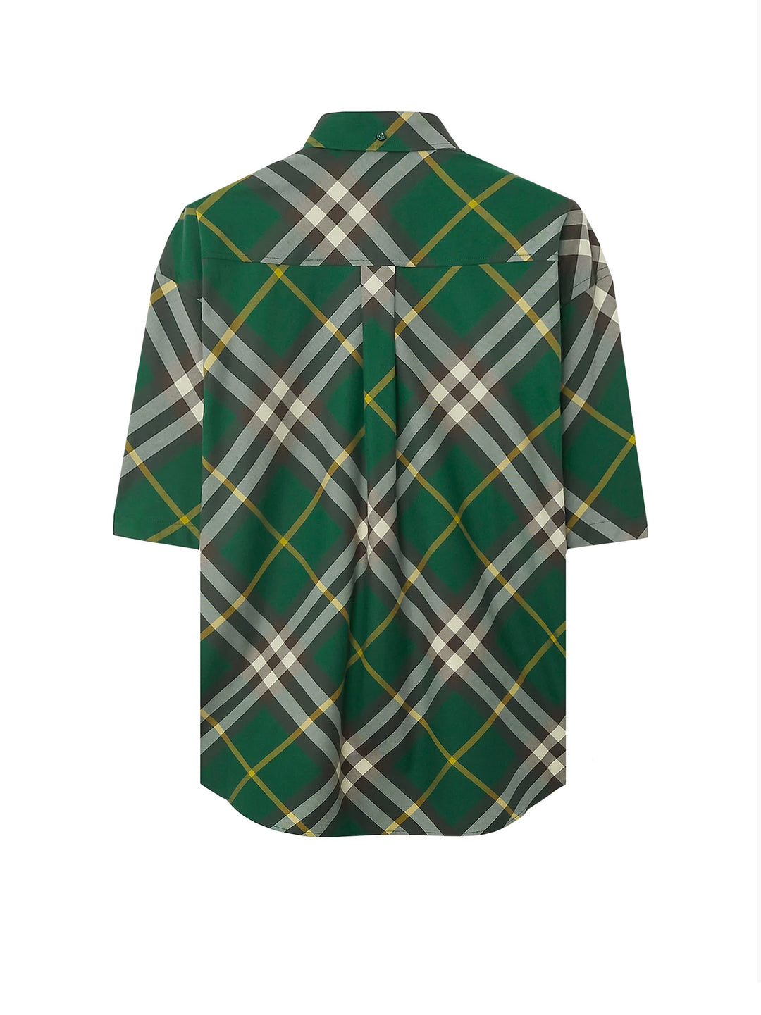 Cotton shirt with check motif