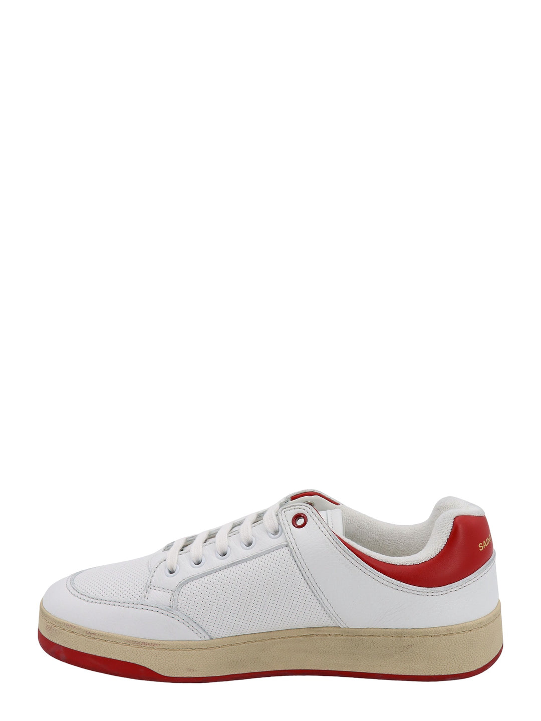 Perforated leather sneakers