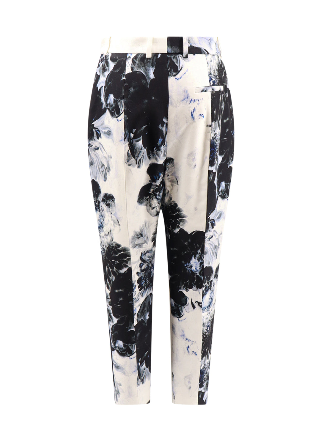 Viscose trouser with floral print