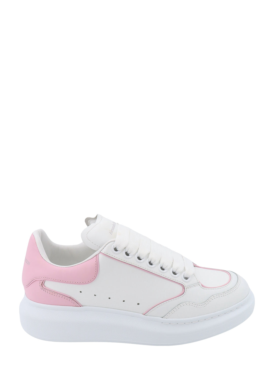 Leather sneakers with logo detail