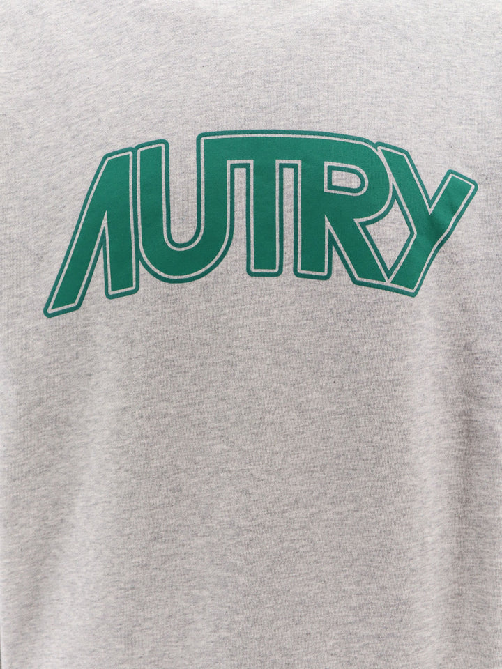 Cotton sweatshirt with frontal logo