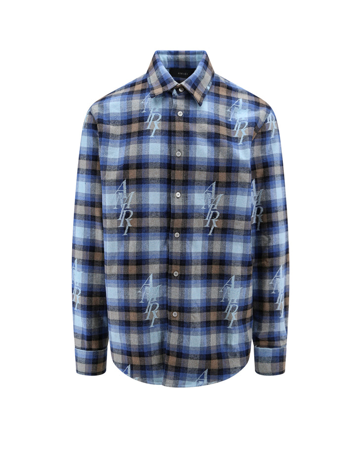 Plaid shirt with AMIRI pattern