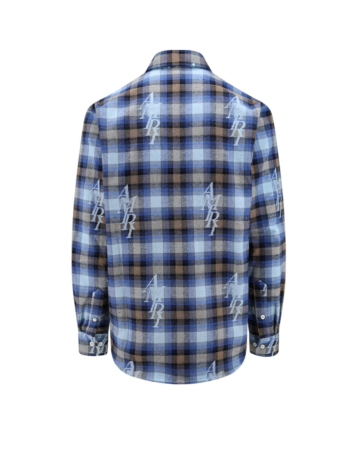 Plaid shirt with AMIRI pattern