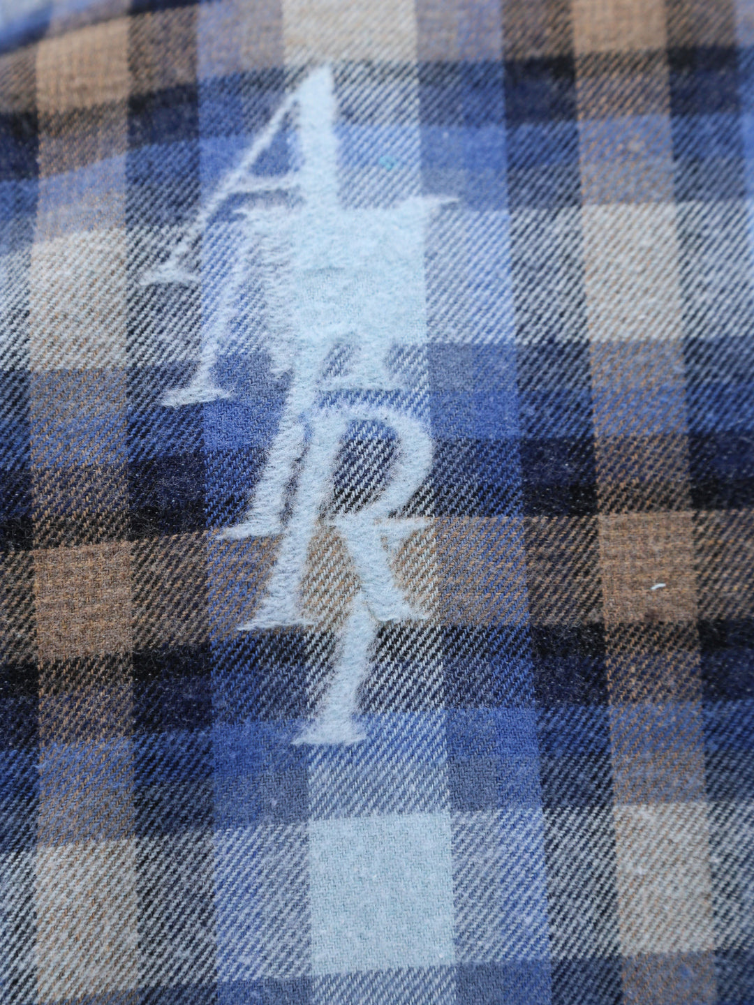 Plaid shirt with AMIRI pattern