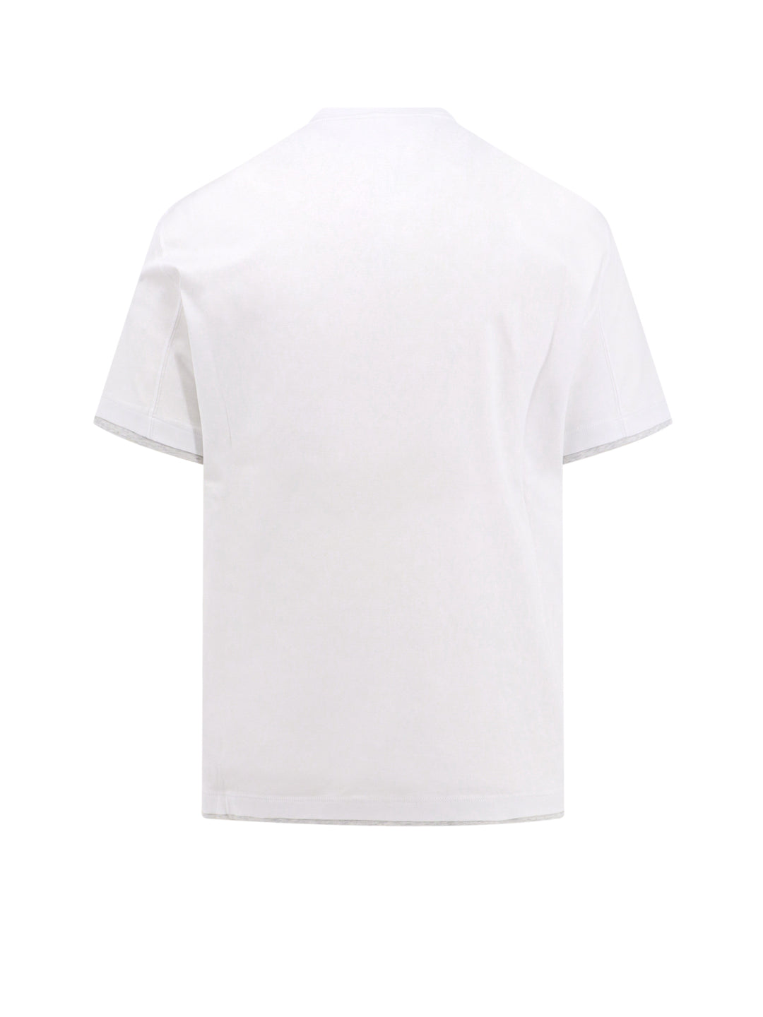 Cotton t-shirt with contrasting profiles