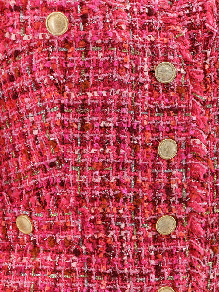 Tweed jacket with lurex detail