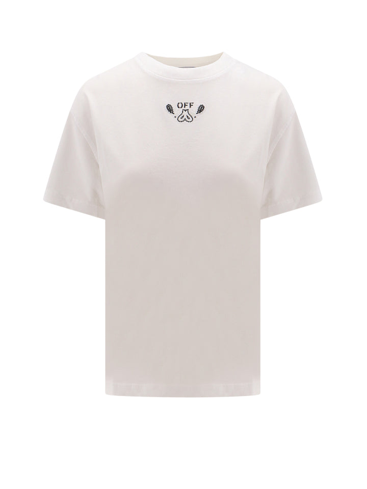 Organic cotton t-shirt with frontal logo