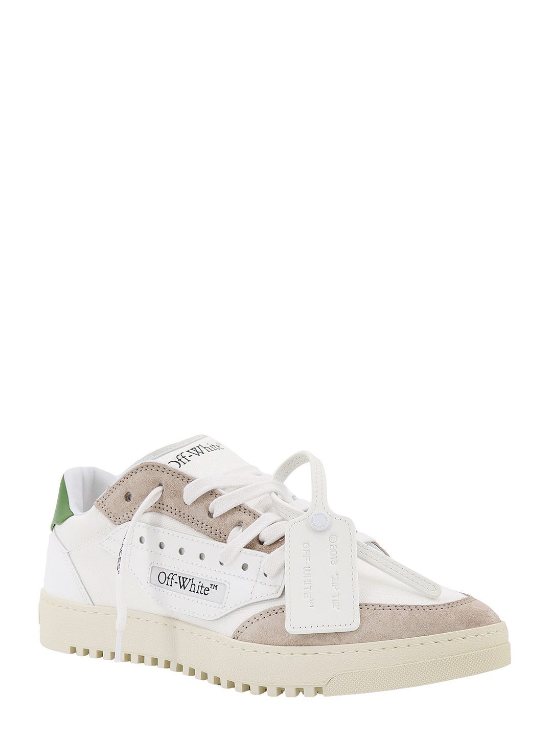 Canvas and suede sneakers