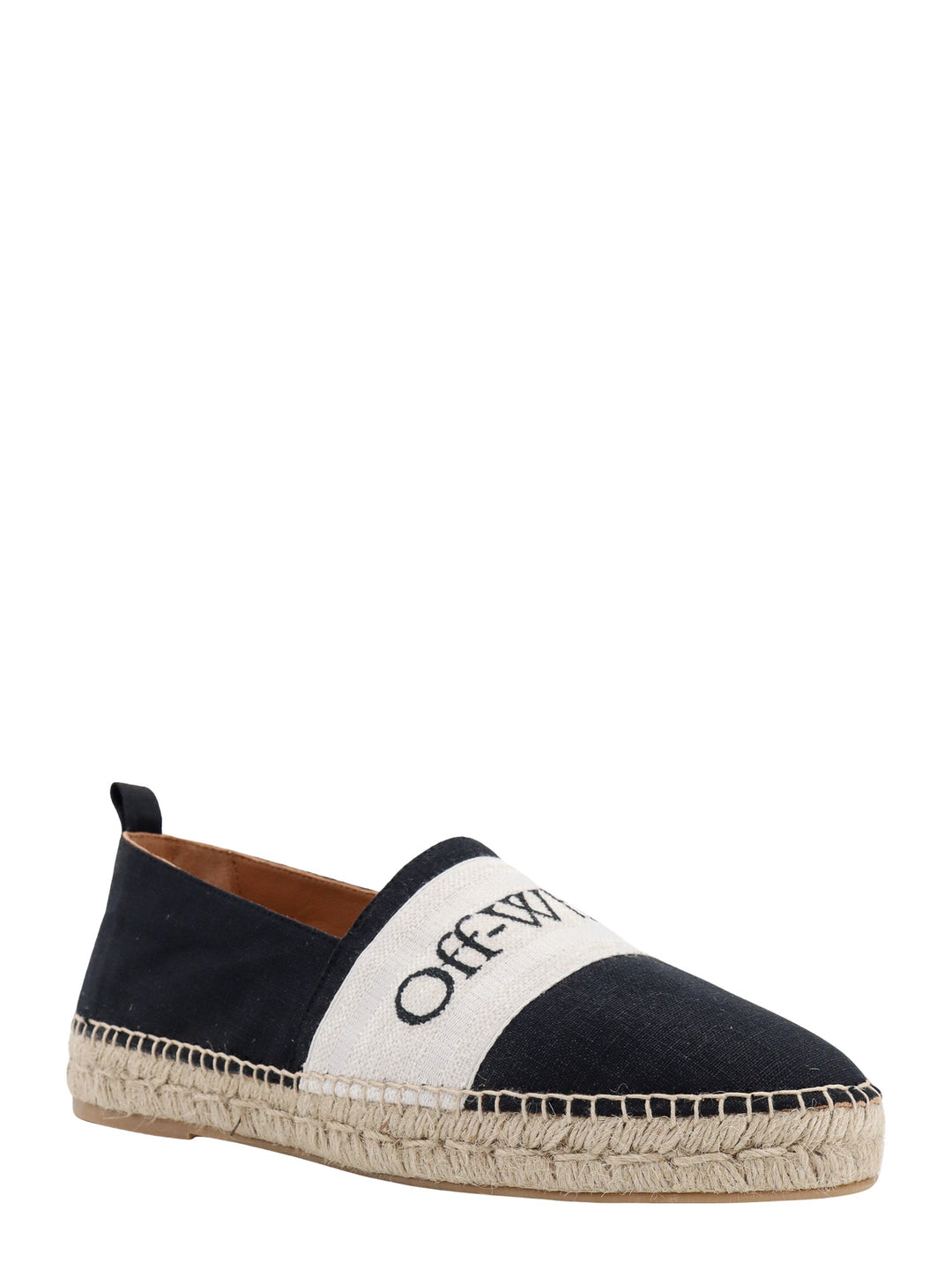 Canvas espadrillas with embroidered logo