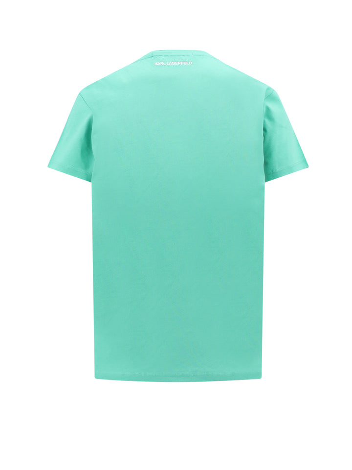 Organic cotton T-shirt with logo on the front