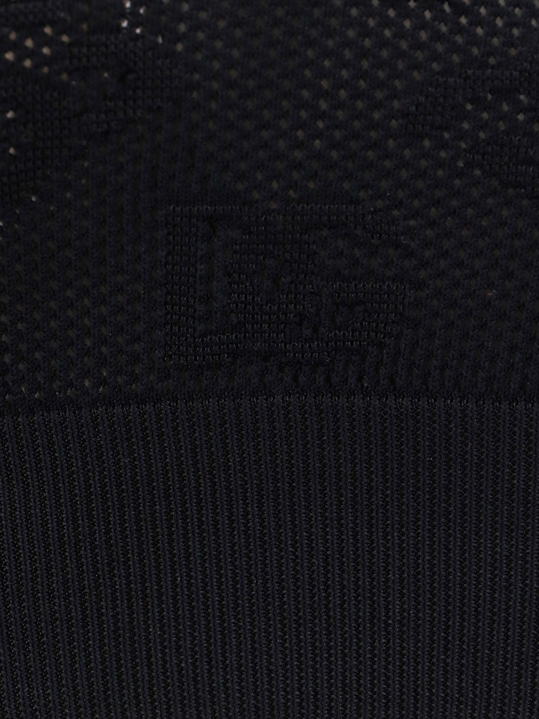 Viscose mesh top with all-over DG logo