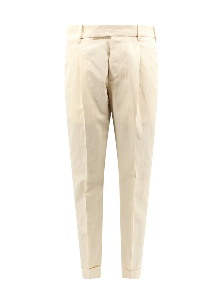 Cotton and linen trouser