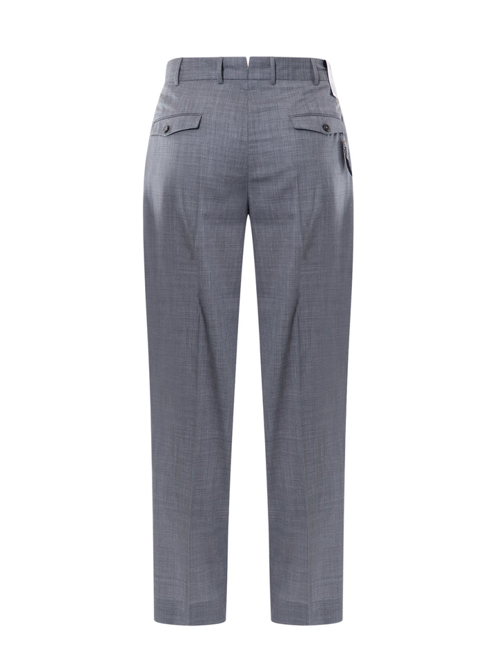 Virgin wool trouser with frontal pinces