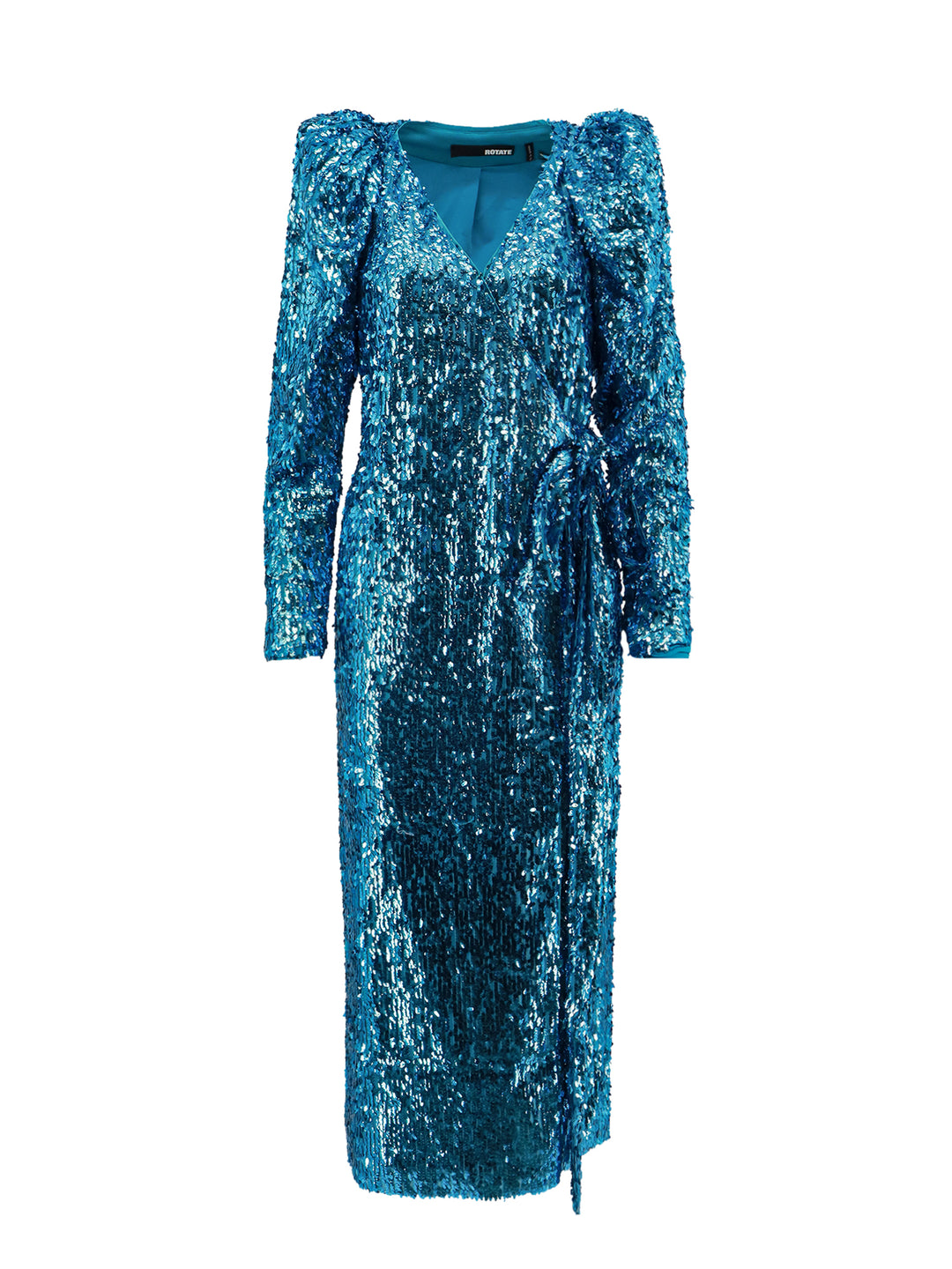 Dress with all-over sequins