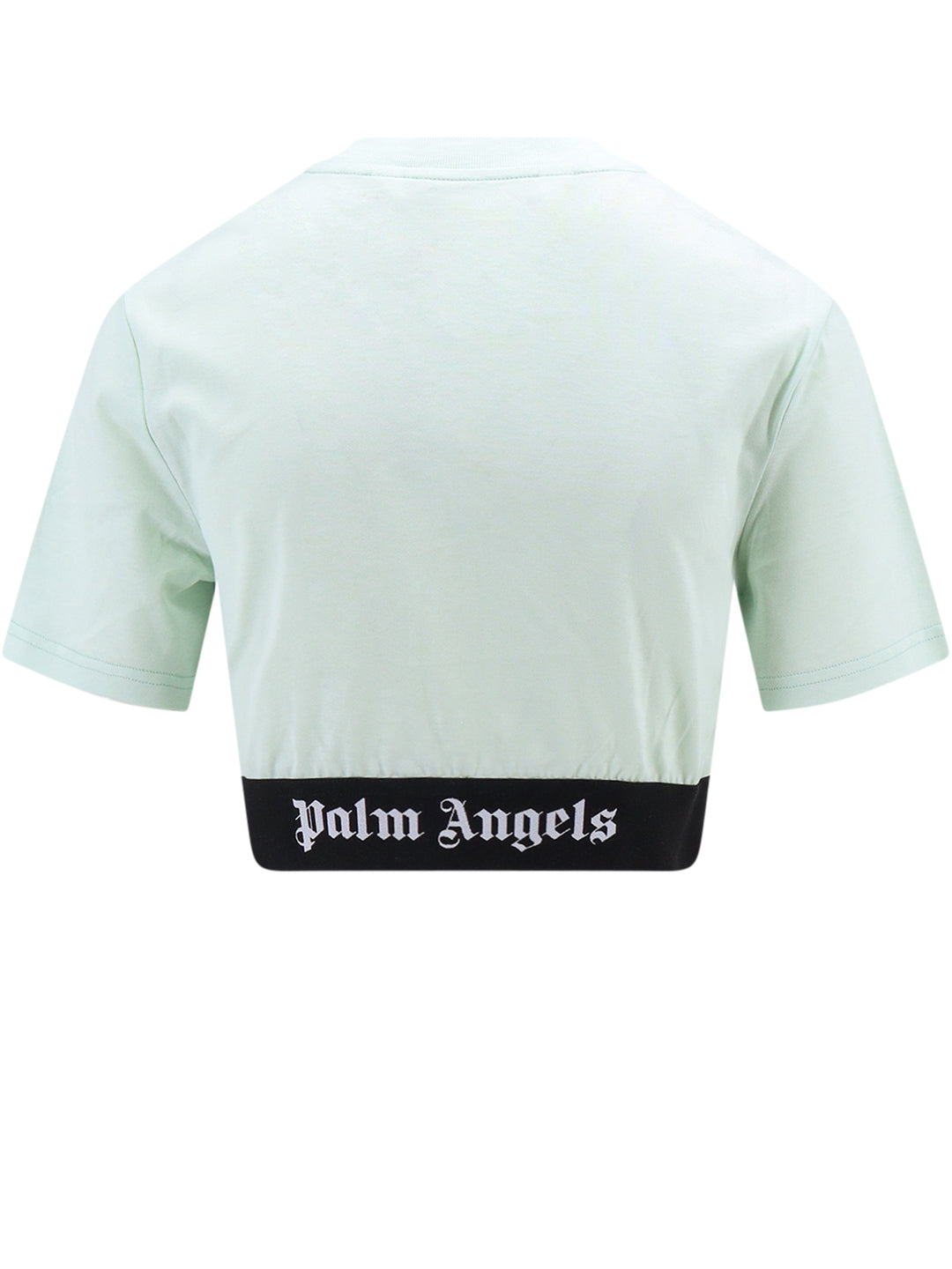 Cotton crop top with Classic Logo elastic band