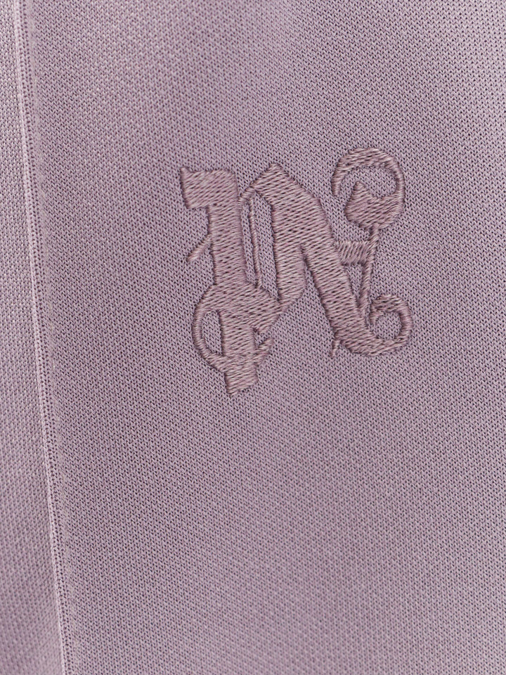 Trouser with iconic embroidered monogram