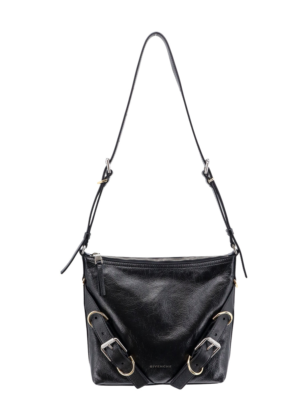 Leather shoulder bag