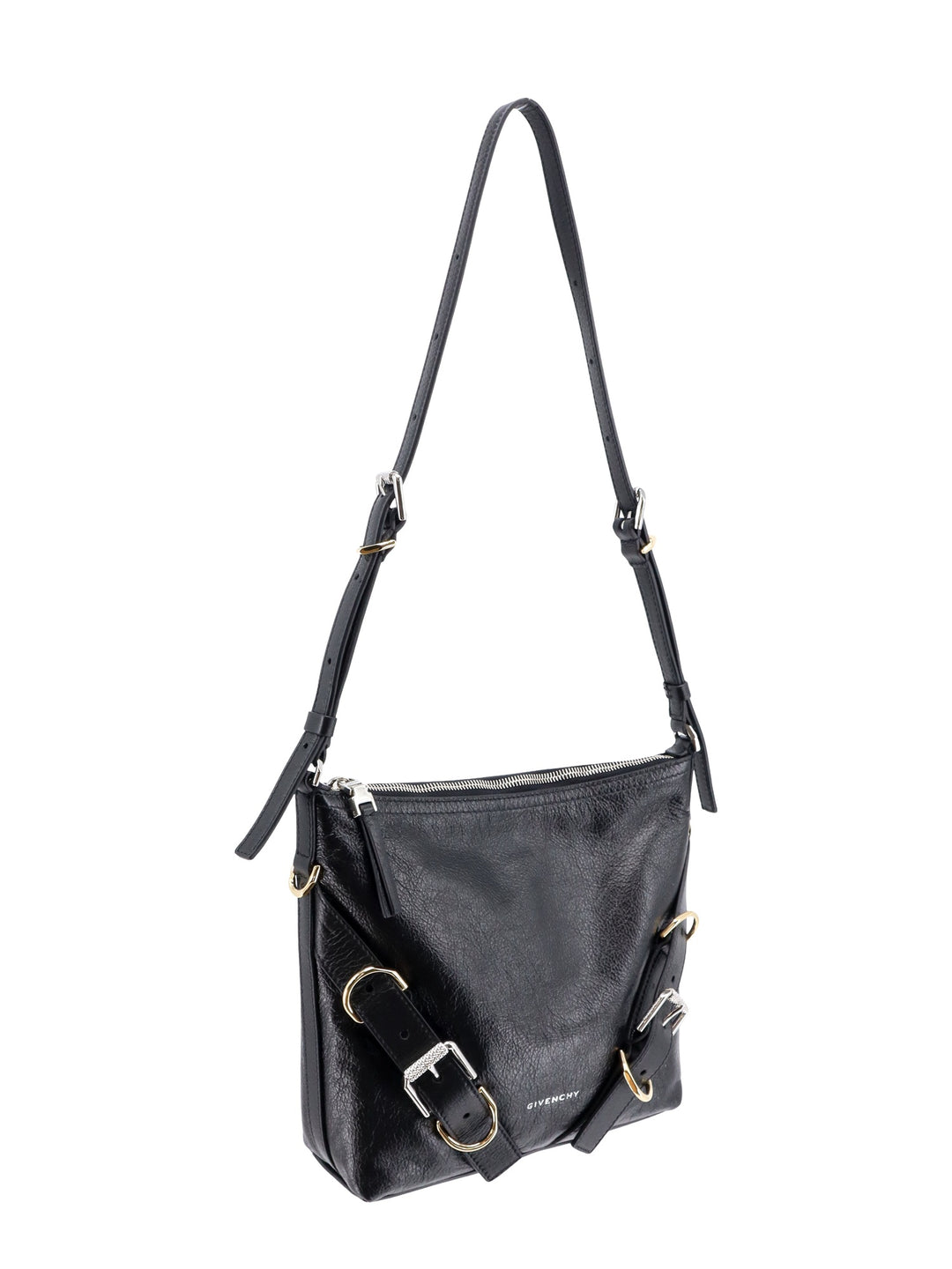 Leather shoulder bag