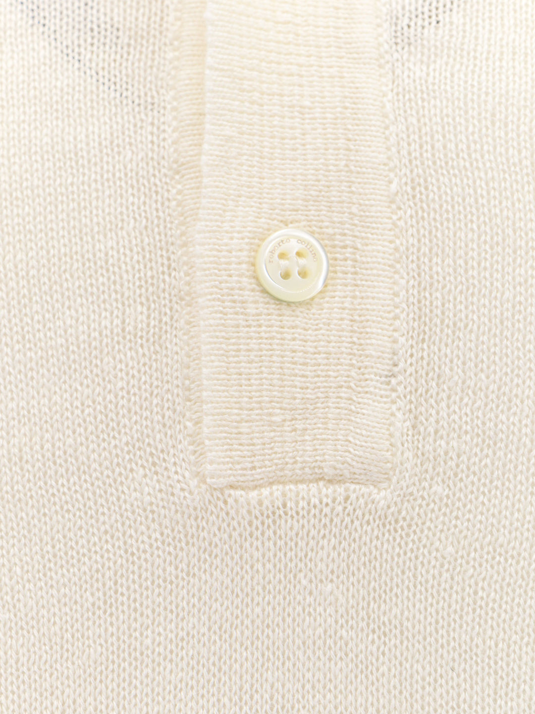 Linen polo shirt