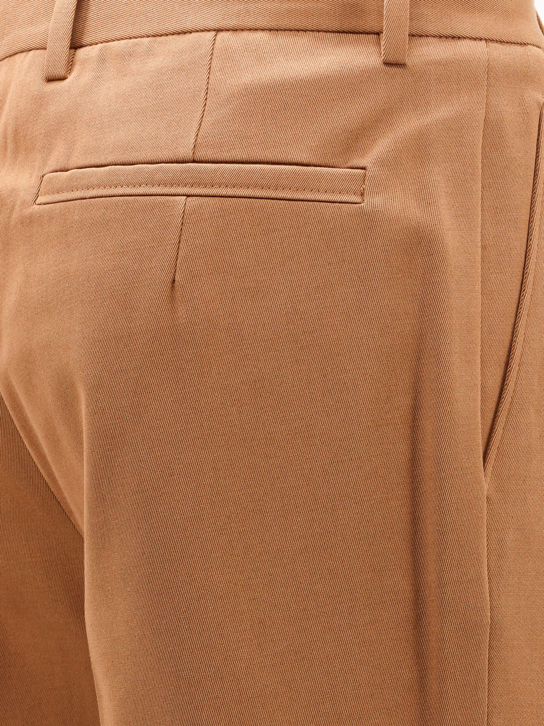 Cotton and wool blend trouser