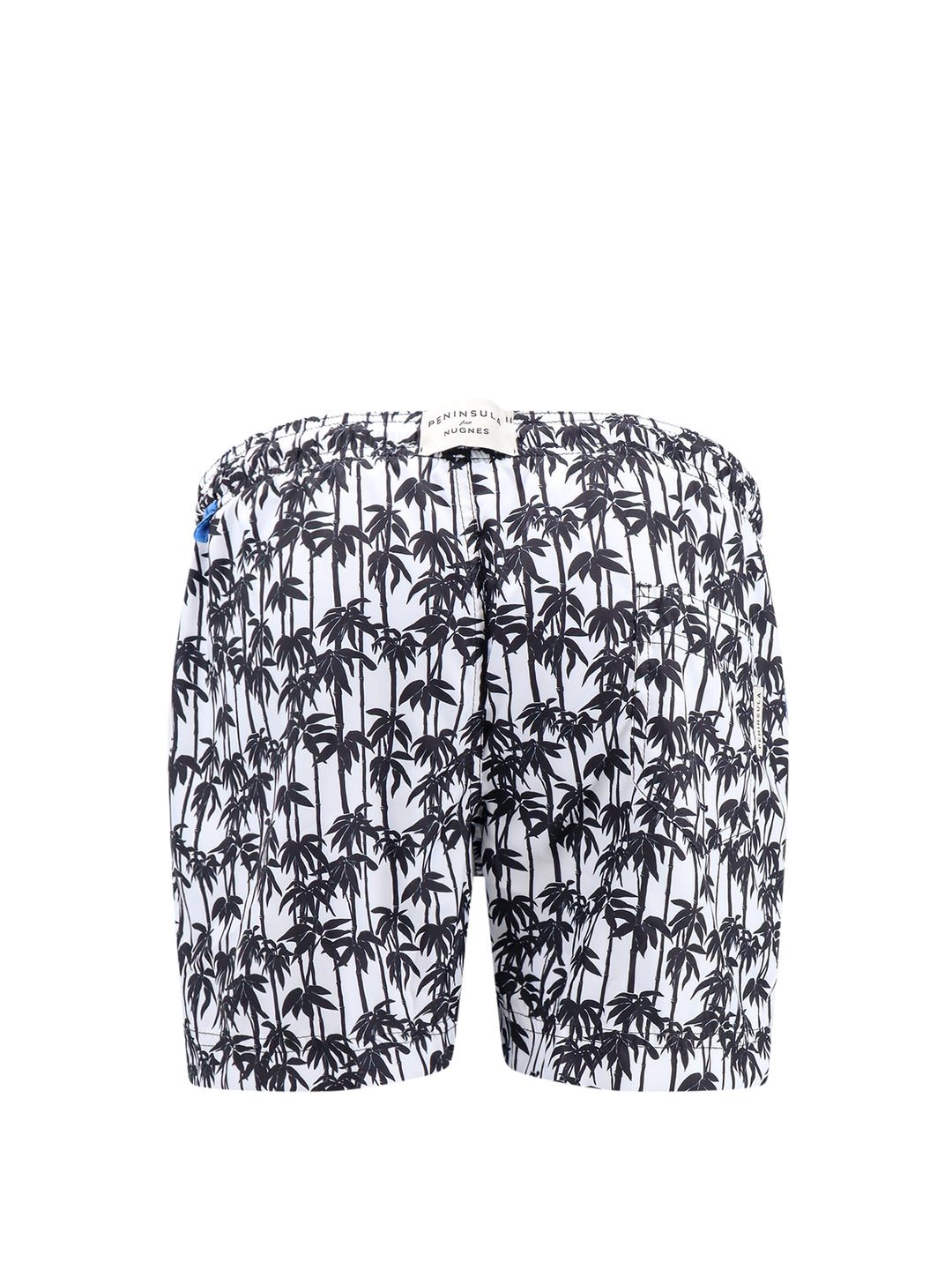 Recycled nylon swim shorts with all-over print