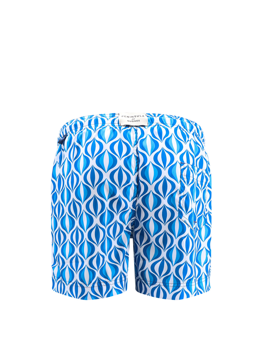 Recycled nylon swim shorts with all-over print