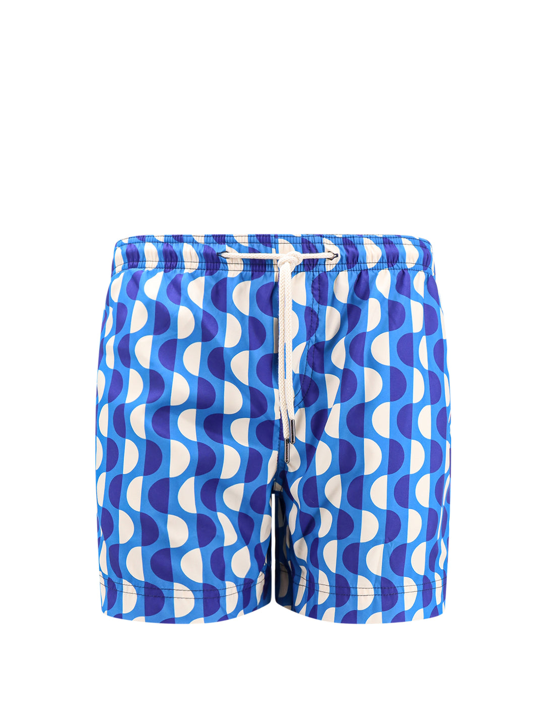 Recycled nylon swim shorts with all-over print