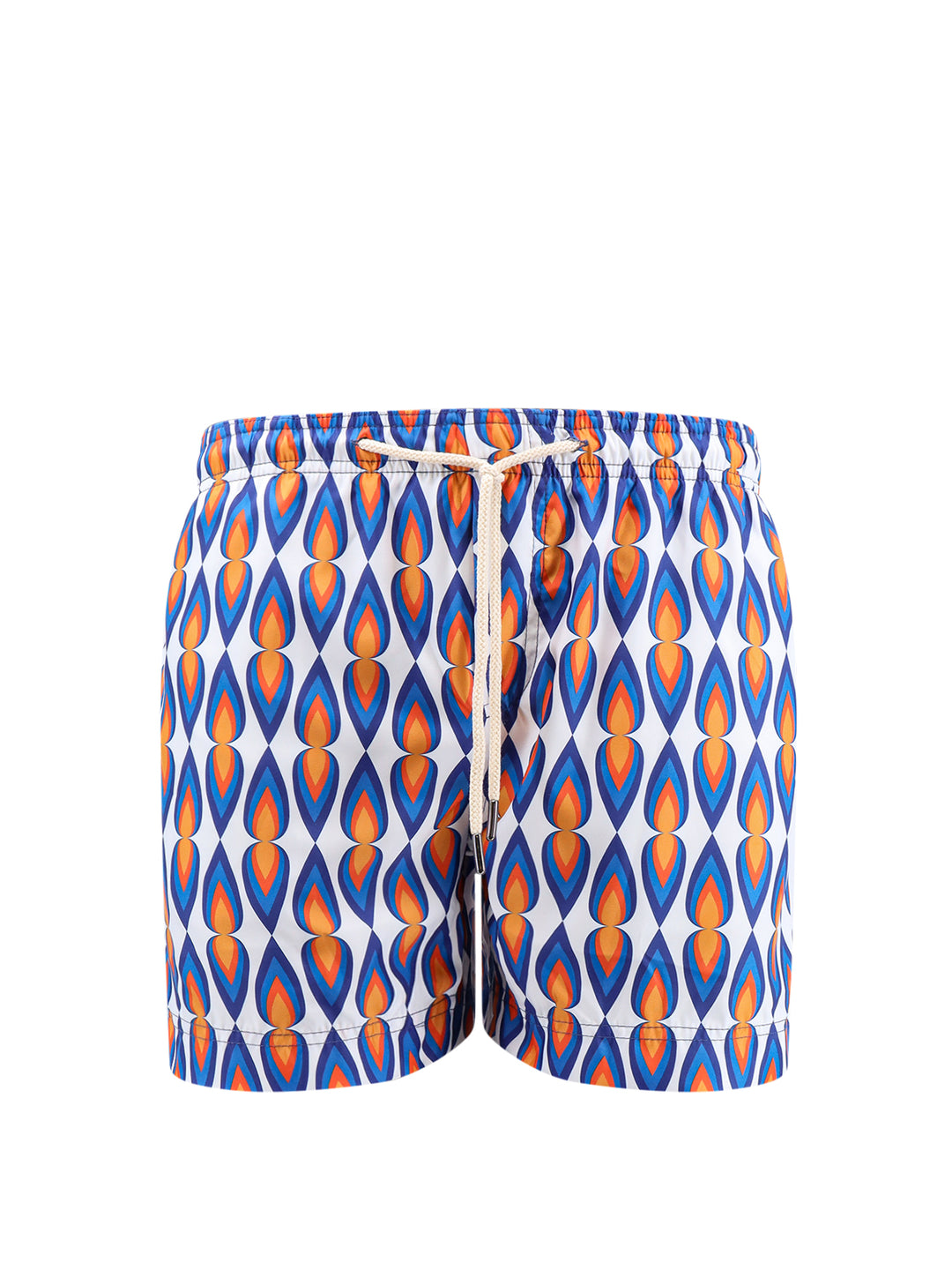 Recycled nylon swim shorts with all-over print