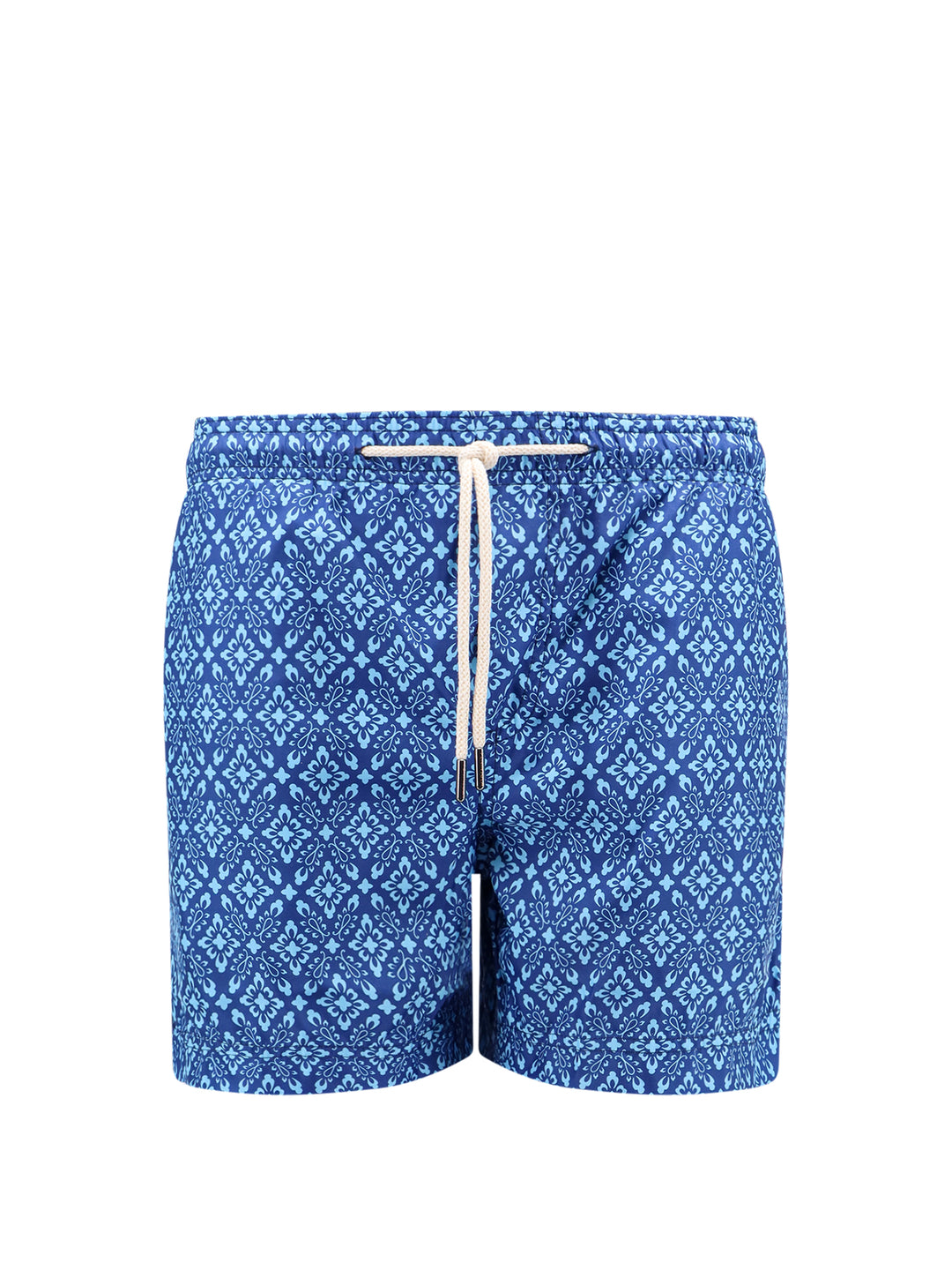 Recycled nylon swim shorts with floral print