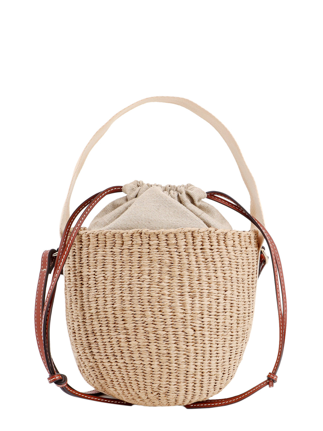 Rafia bucket bag. In partnership with the World Fair Trade Organisation