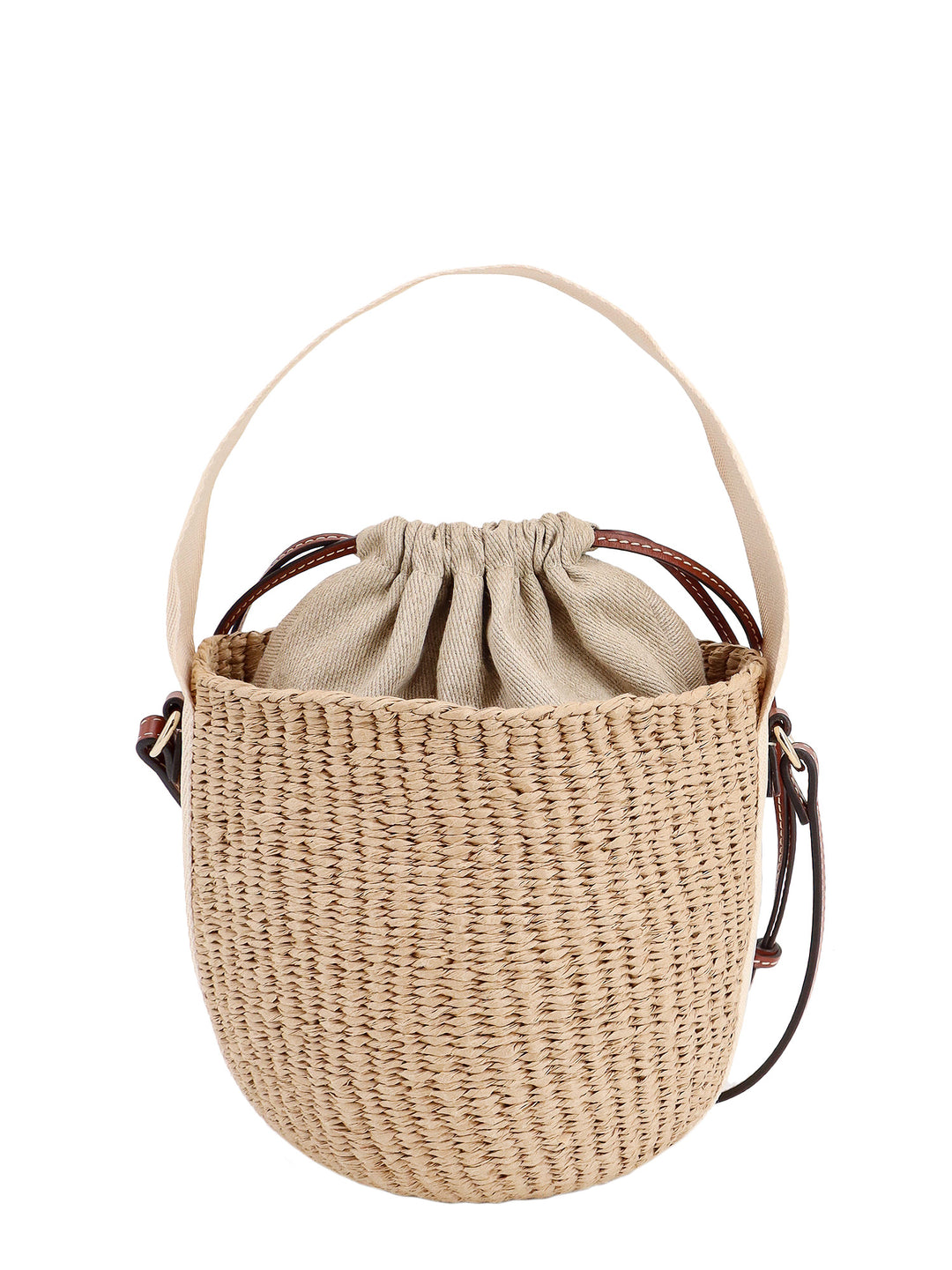 Rafia bucket bag. In partnership with the World Fair Trade Organisation