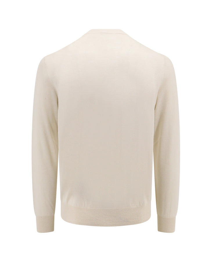 Cashmere and silk sweater