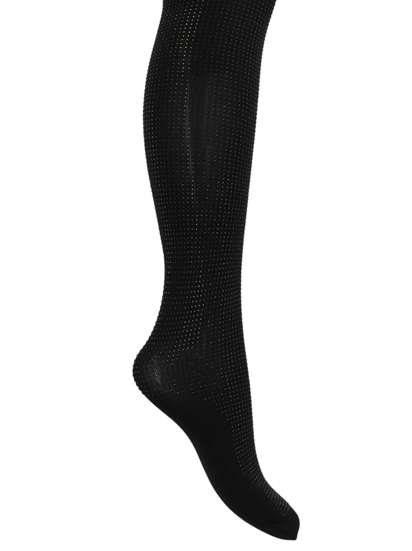 Studs Tights Socks Black