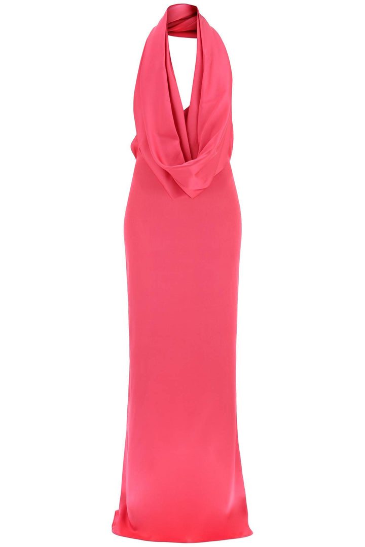 Maxi Gown With Built In Hood - Giuseppe Di Morabito - Women