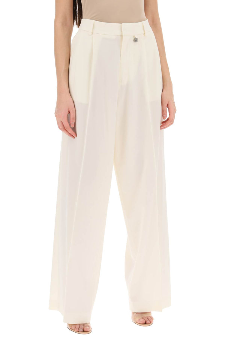 Tailoring Pants In Light Wool - Giuseppe Di Morabito - Women