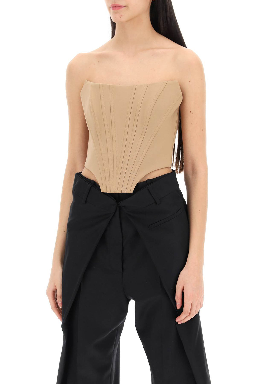 Firefly Wool Bustier Top - Giuseppe Di Morabito - Women