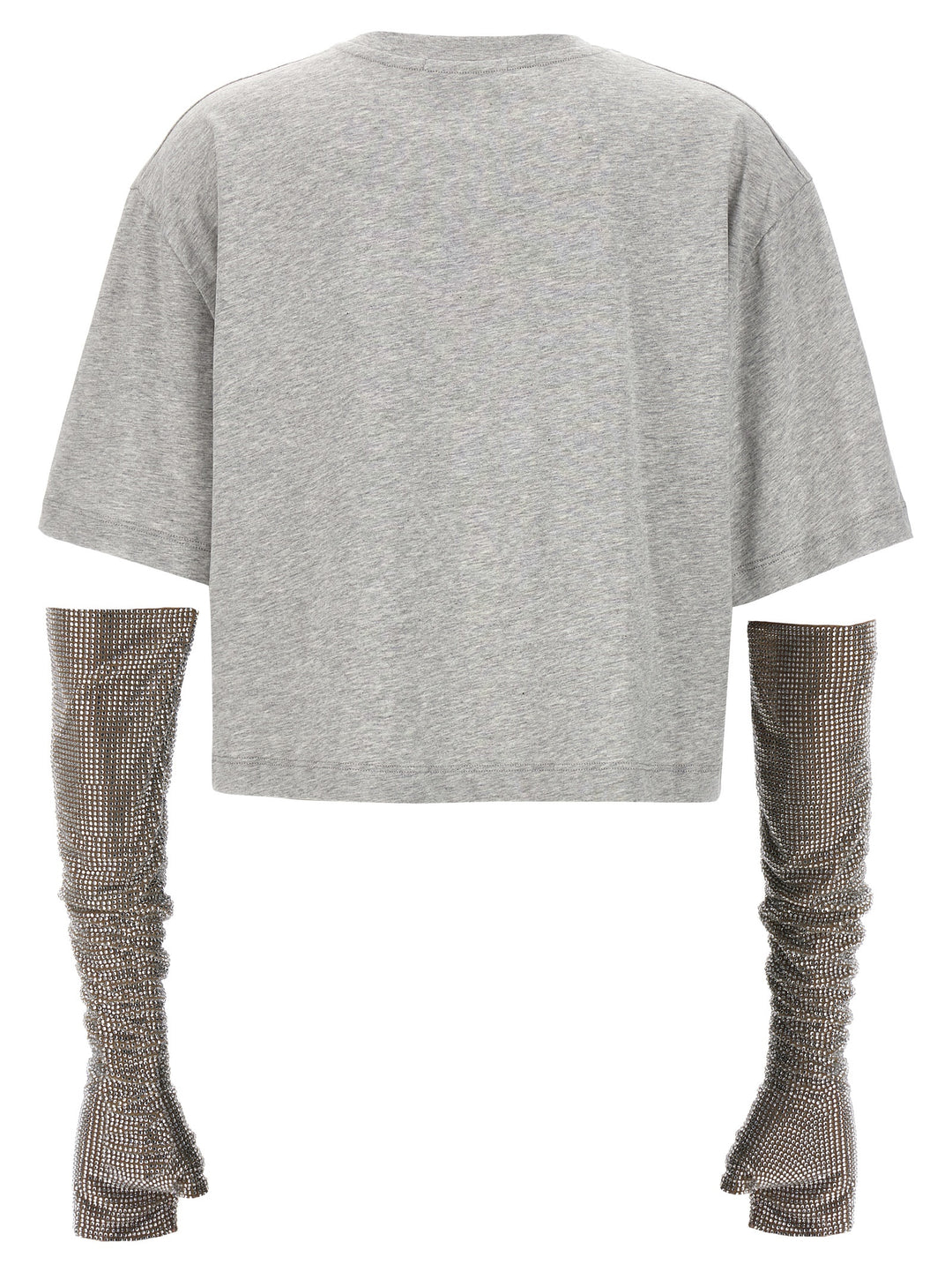 Crystal Sleeves T-Shirt Gray