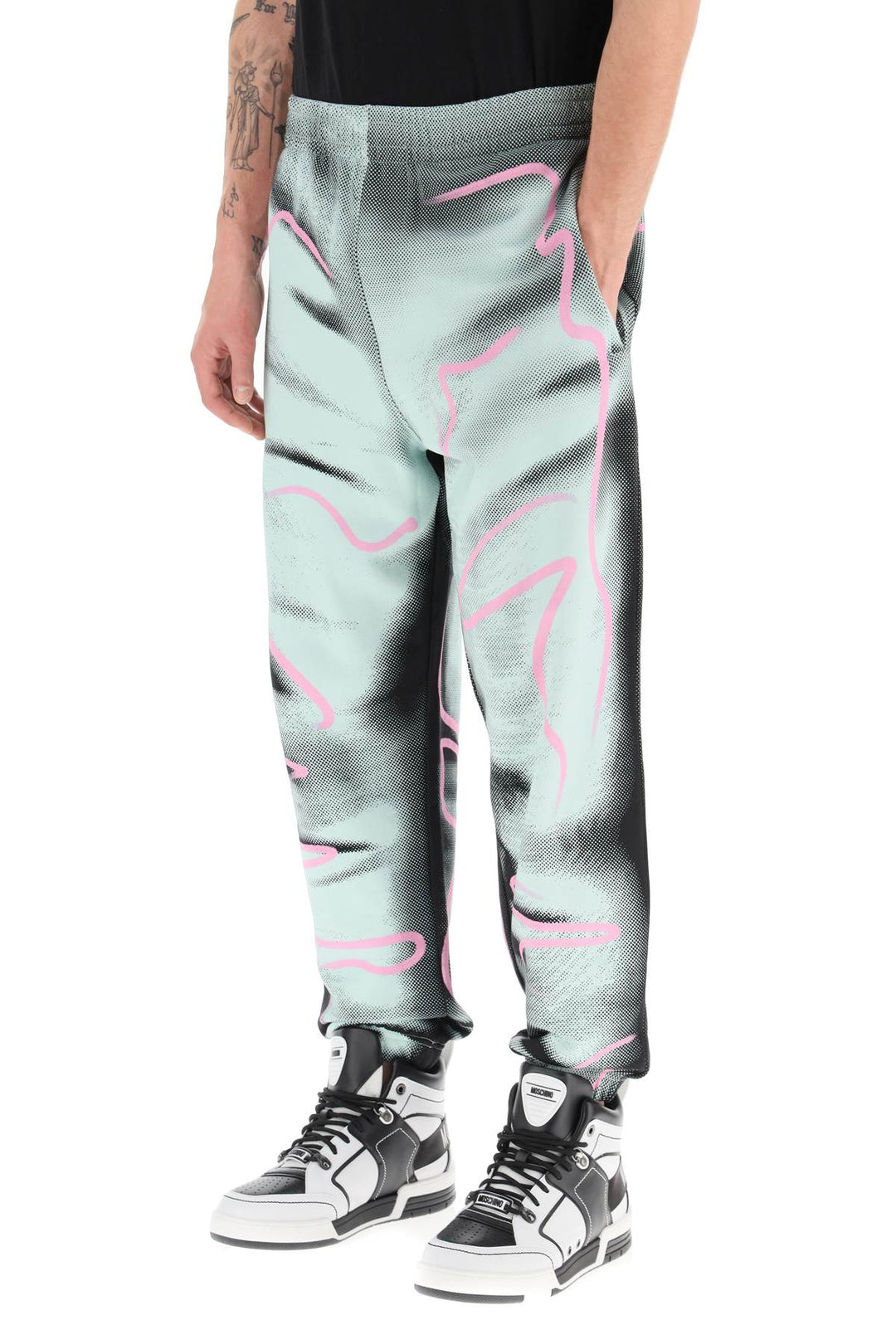 Shadows & Squiggles Jogger Pants - Moschino - Men