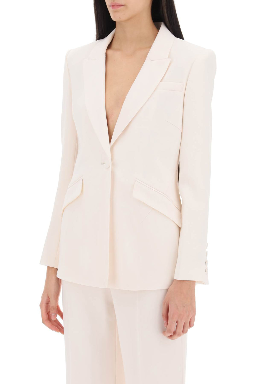 Crepe Satin Tailoring Jacket - Roland Mouret - Women