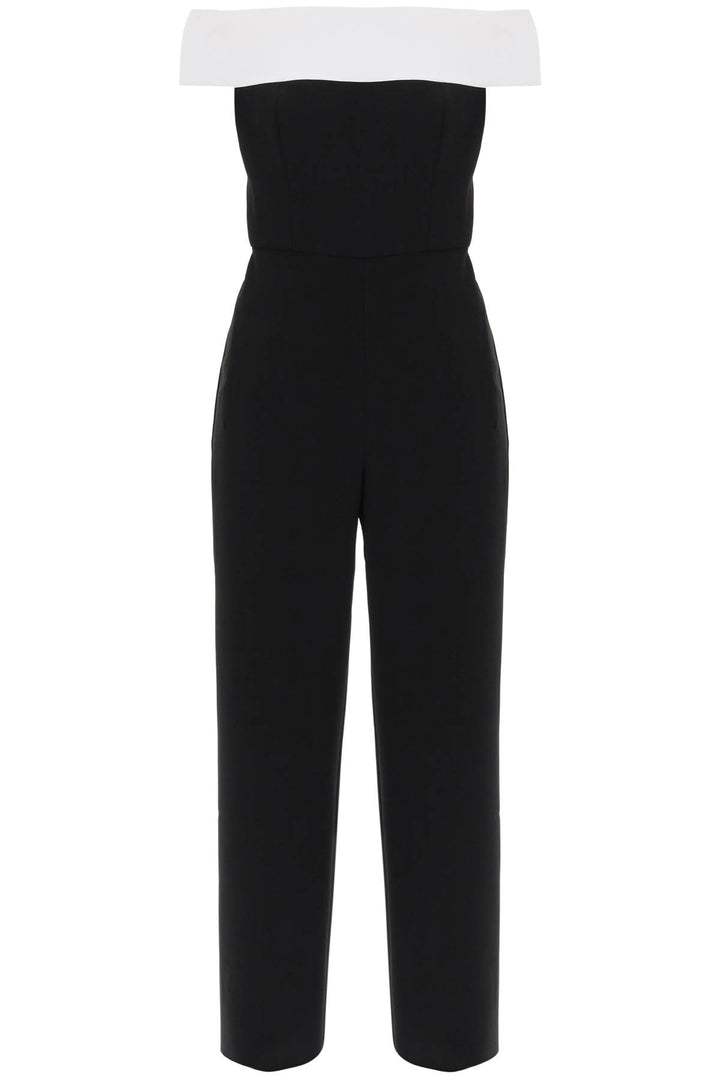 Off Shoulder Cady Jumpsuit - Roland Mouret - Women